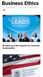 Mobile Screenshot of business-ethics.com