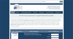 Desktop Screenshot of business-ethics.org