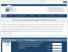 Tablet Screenshot of business-ethics.org